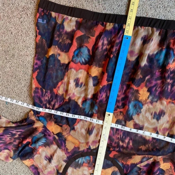 Fashion Bug Boho Floral Sexy Beach Summer Coverup Top Blouse Women Plus 2X - Picture 2 of 5